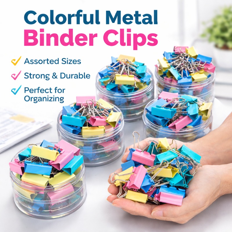 Is Stationery Office Supply - 40 pezzi/set di clip per raccoglitori