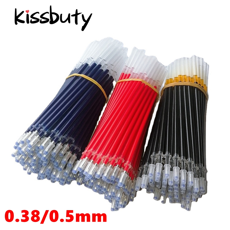 Gel Ink Pen Set - 0.38/0.5mm Penna Gel Ricarica Blu/Nero Inchiostro