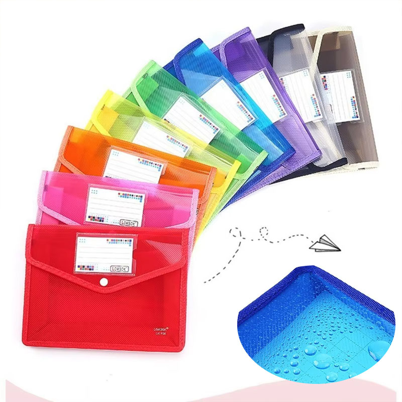 Is Stationery Office Supply - 1-10 Pezzi Cartella Portadocumenti Impermeabile A4