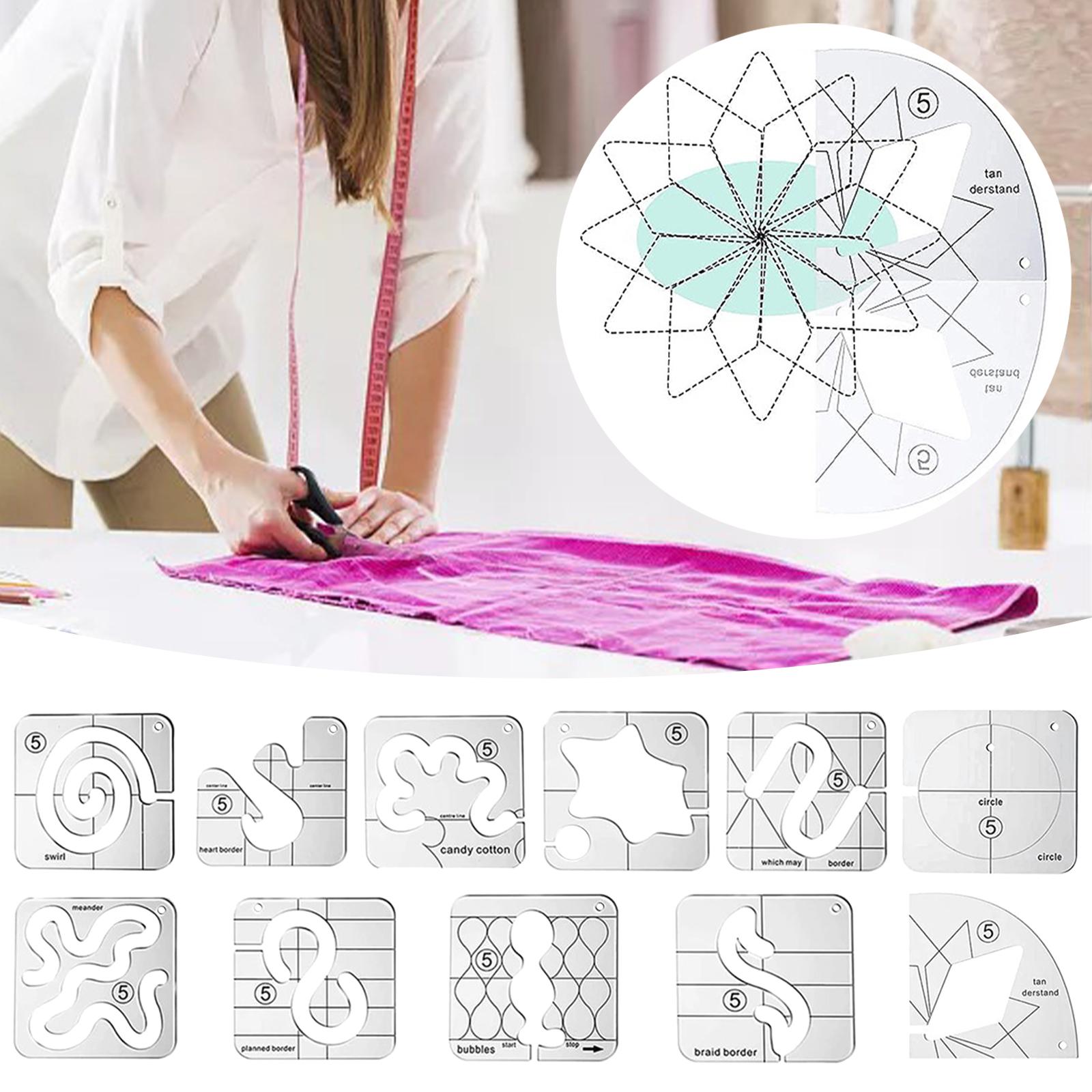 Ruler Set Transparent - Set di Righelli Trasparenti in Acrilico