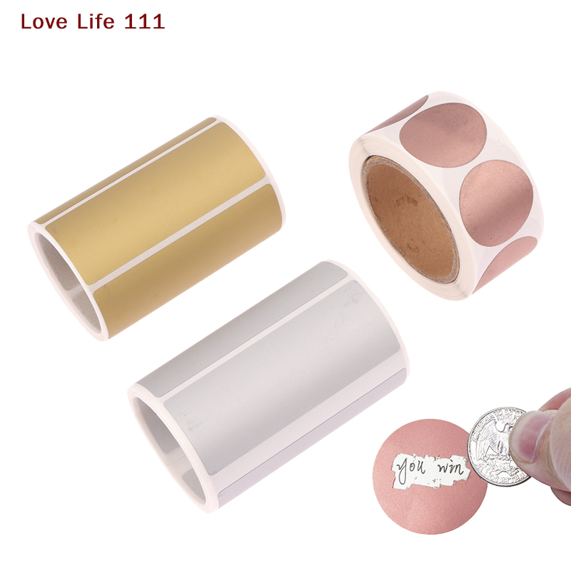 Sticker Label Roll - Nuovo 300 Pz/rotolo Scratch Off Adesivi
