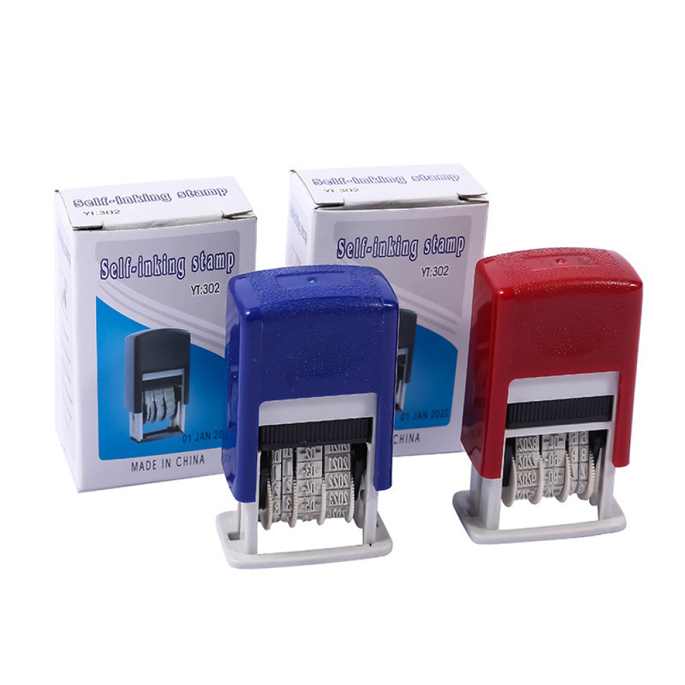 Stationery Warehouse - Timbro Datario Portatile 302A Autoinchiostrante per