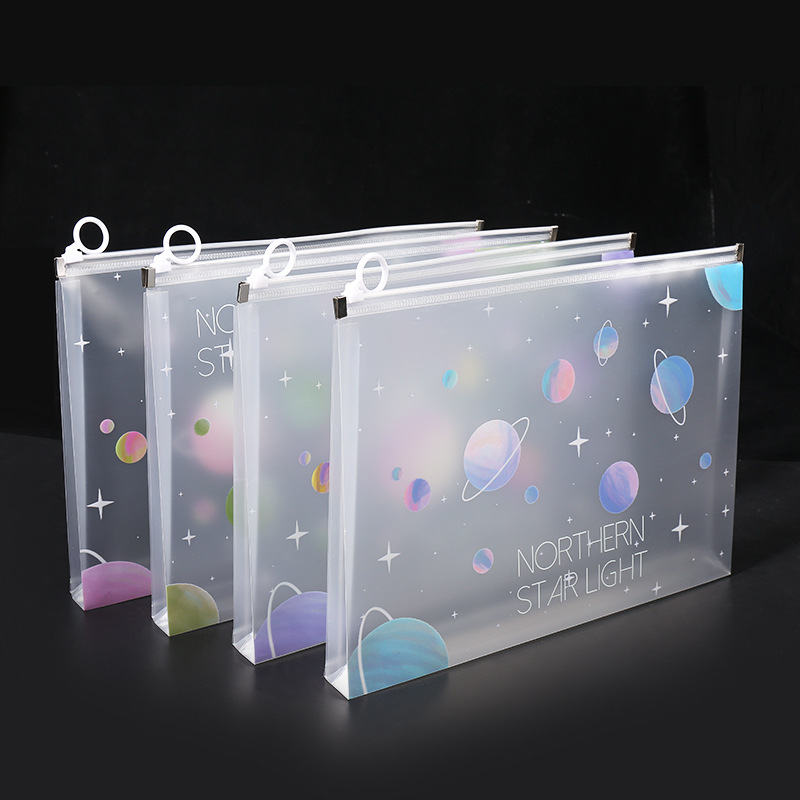 Is Stationery Office Supply - 4/12pcs A4 Spazio Cerniera Cartella File