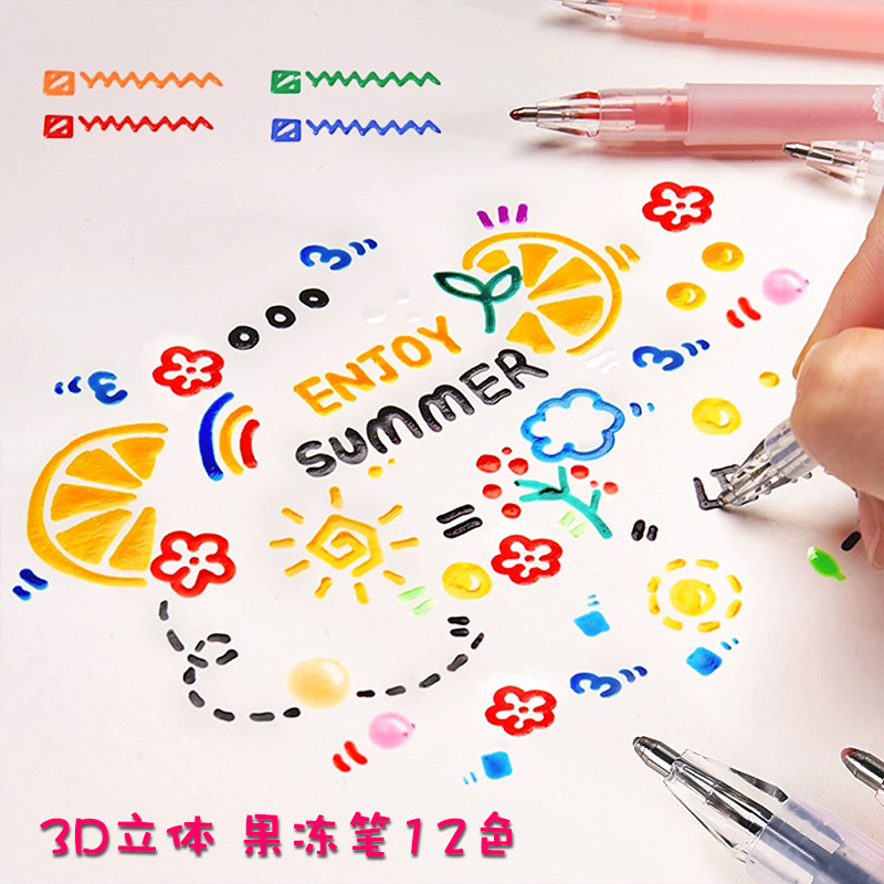 Penna Gel tridimensionale 3D p - Gel Ink Pen Set recensione e prezzo