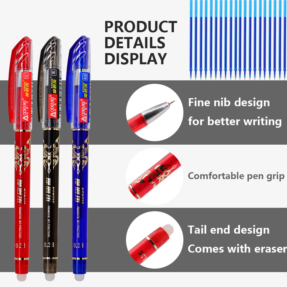 Set di 12 Penne Gel Cancellabi - Gel Ink Pen Set recensione e prezzo