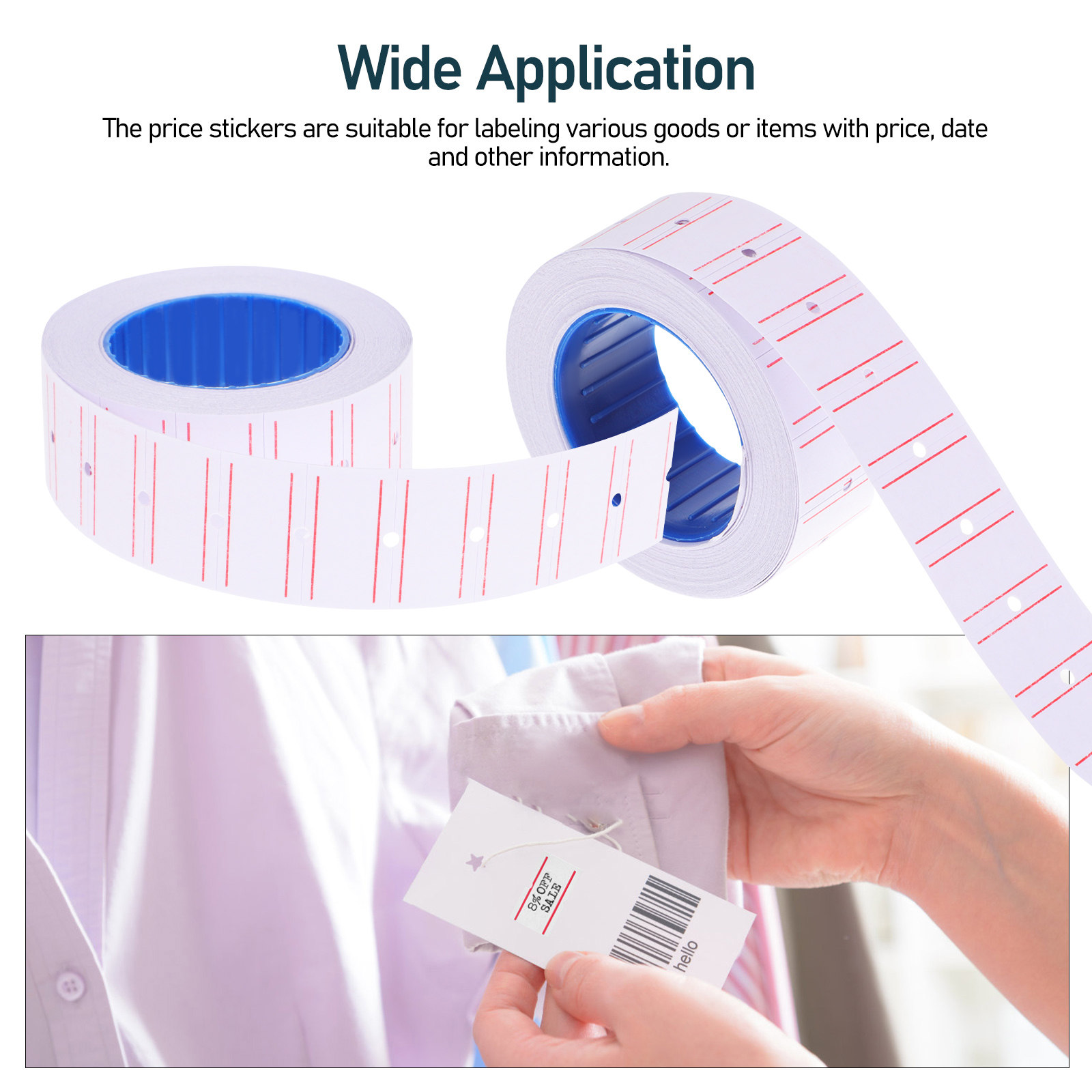 10 Rotoli di Etichette Prezzi  - Sticker Label Roll recensione e prezzo