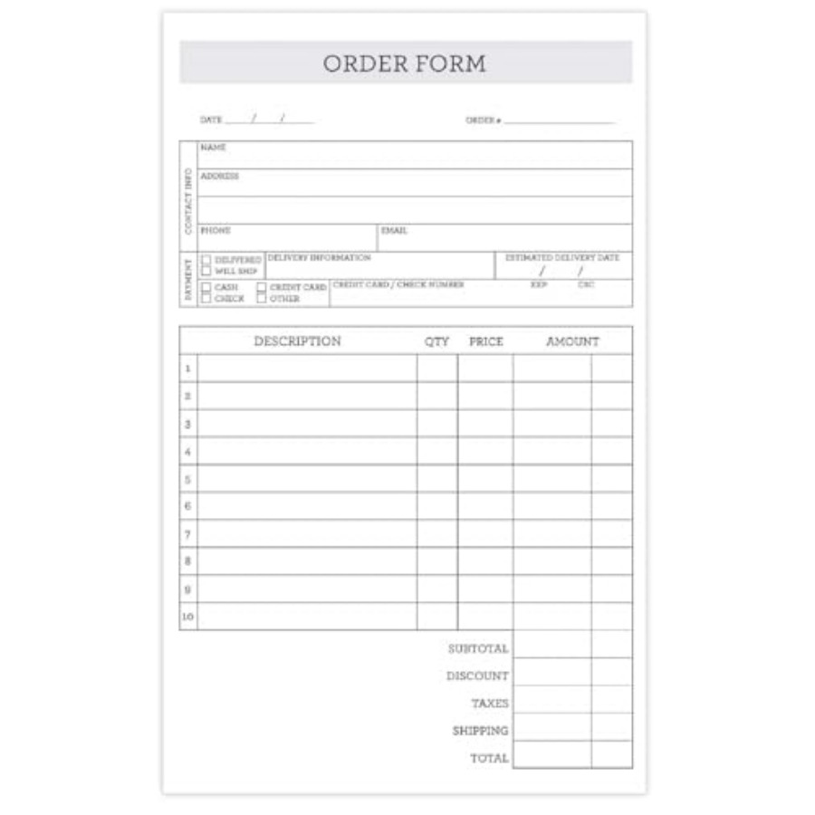 Blocco di ordini autocopianti  - Carbon Copy Book recensione e prezzo