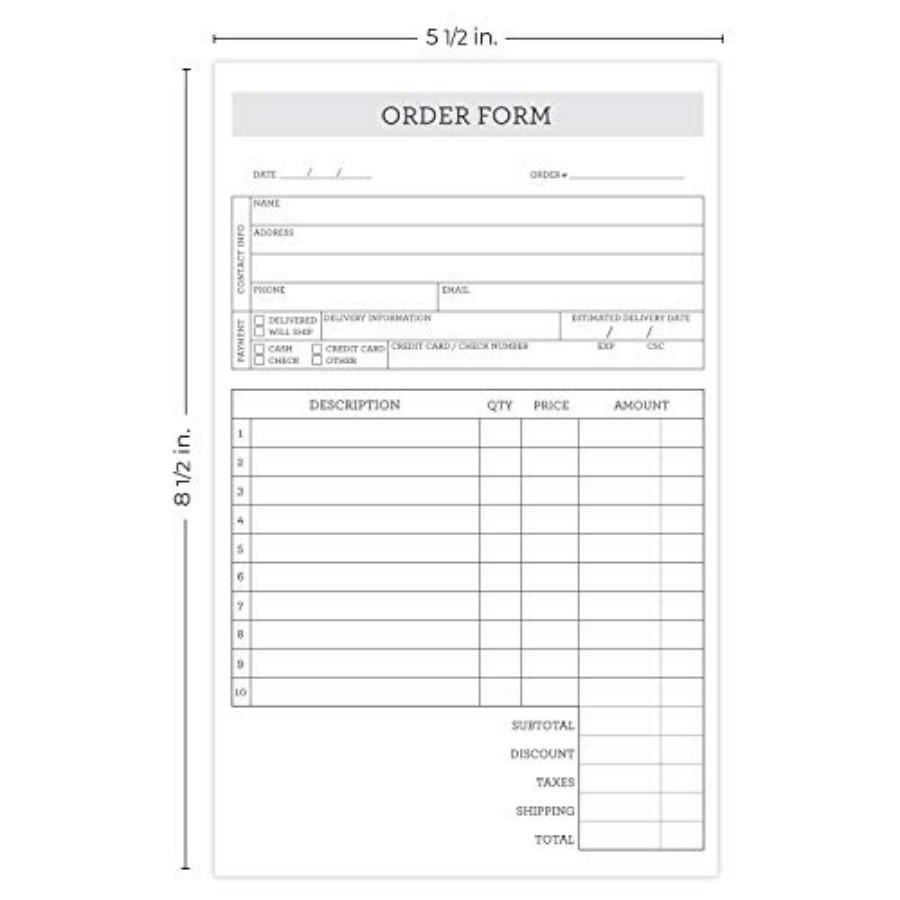 Blocco di ordini autocopianti  - Carbon Copy Book recensione e prezzo