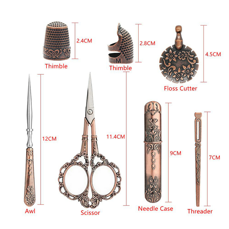Kit da cucito vintage Set di f - Scissors Stainless Craft recensione e prezzo