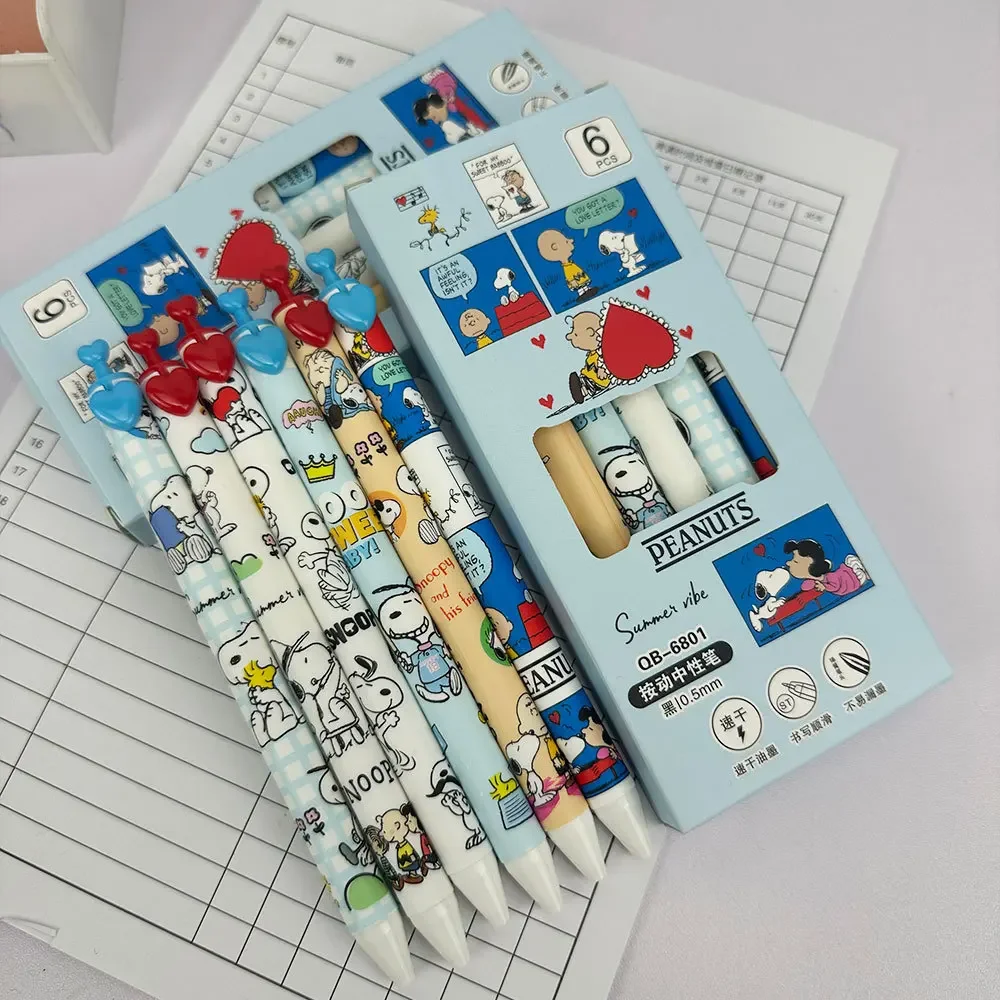 Set di 6 Penne Gel Snoopy 0.5m - Gel Ink Pen Set recensione e prezzo
