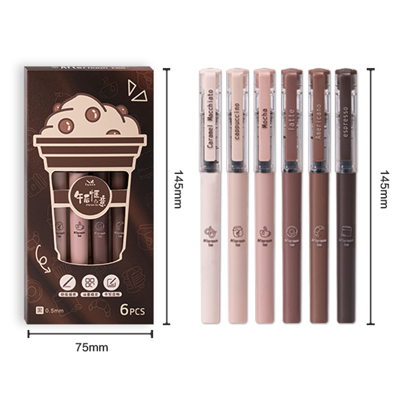 6 pezzi/set serie tè pomeridia - Gel Ink Pen Set recensione e prezzo